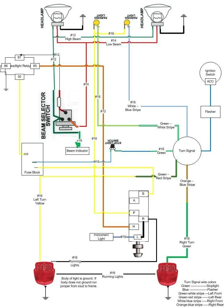 1956 Ford Victoria Wiring Diagram