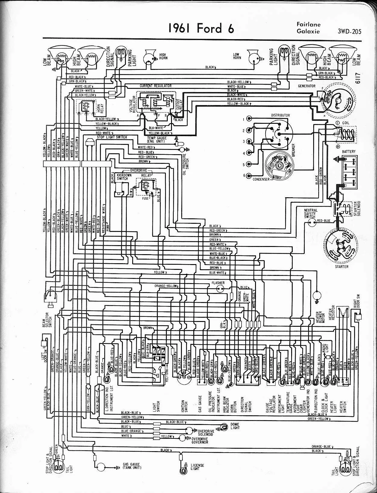 1959 Ford Galaxie Wiring Diagram