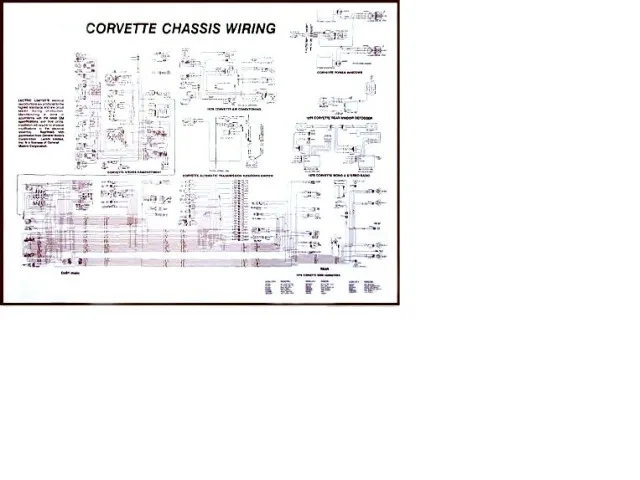 1961 1962 Corvette Diagram Electrical Wiring