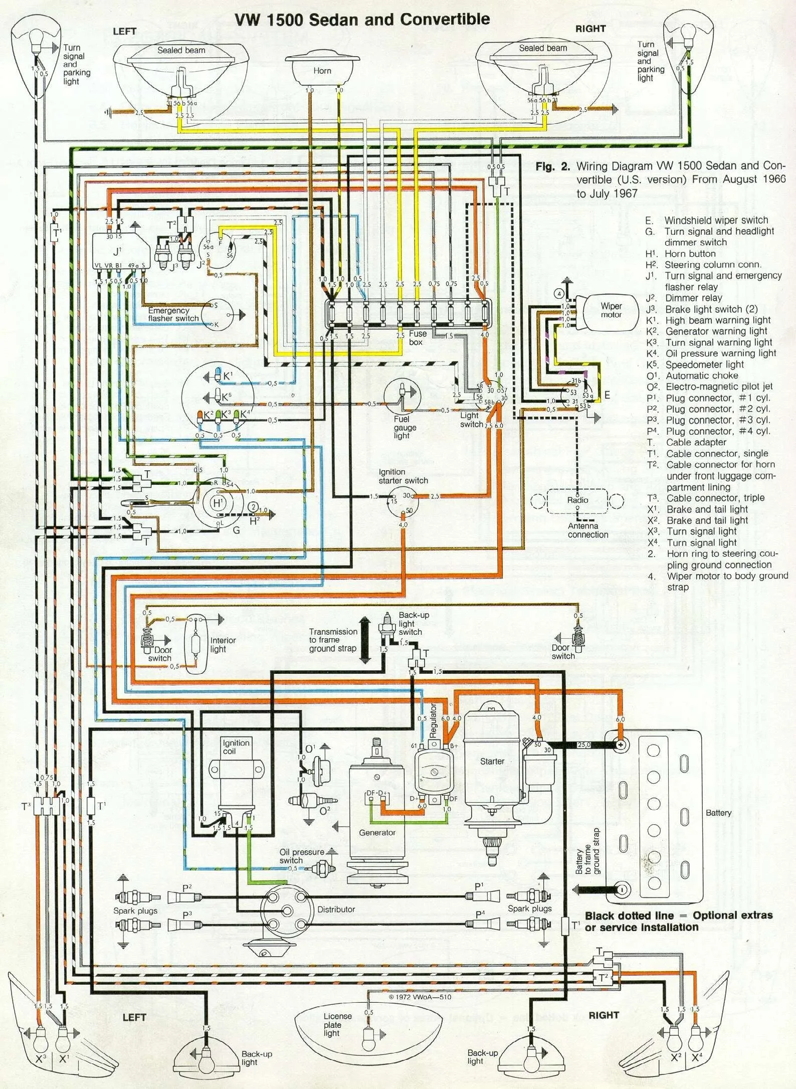 1961 Vw Wiring Diagram Dikidaka