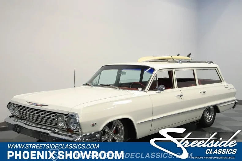 1963 Chevrolet Bel Air Restomod Wagon For Sale 68468 Mcg