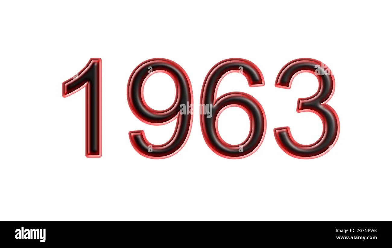 1963 Year Cut Out Stock Images Pictures Alamy