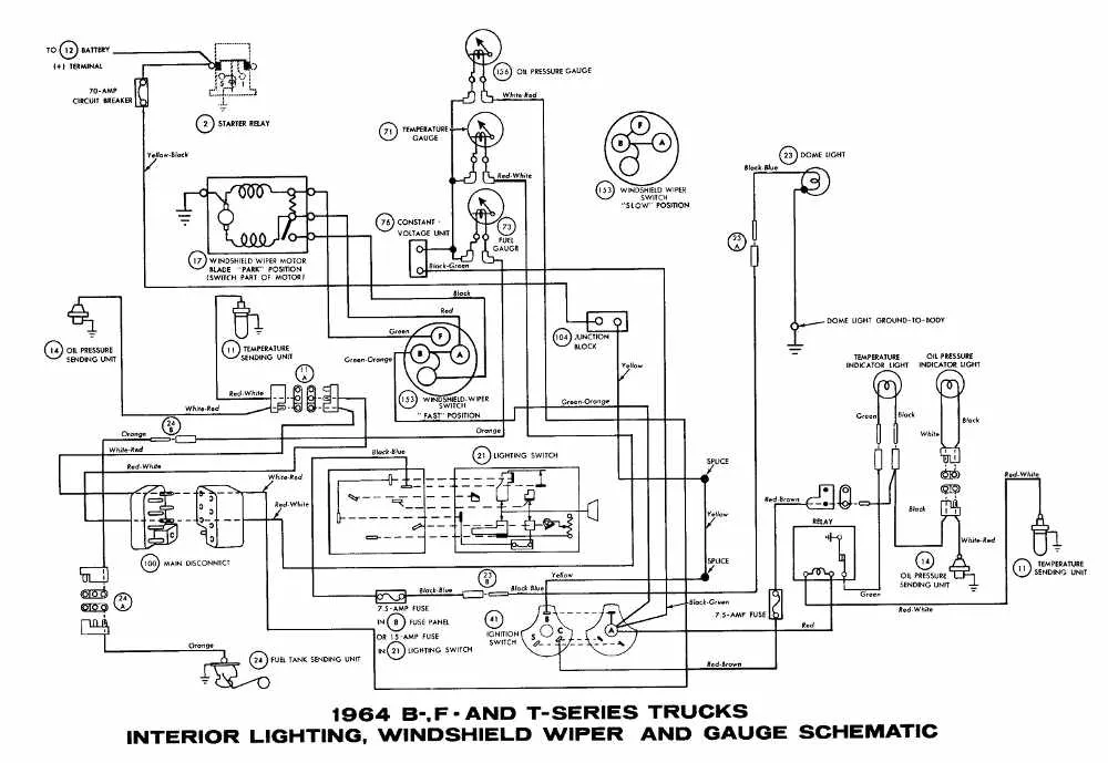 1964 Ford Truck Wiring Diagram Motogurumag