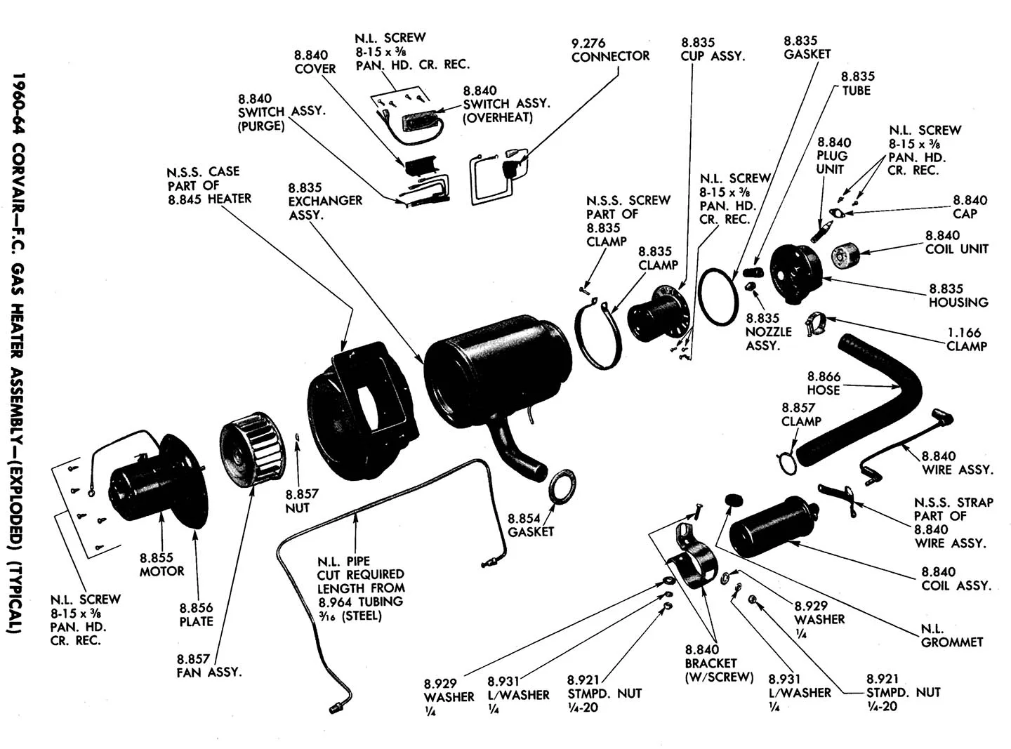 1965 Corvair Wiring Diagram