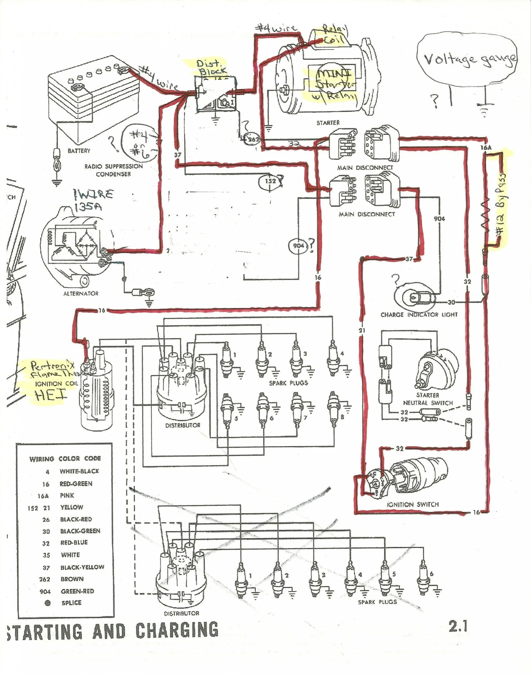 1965 Mustang Alternator Wiring Diagram