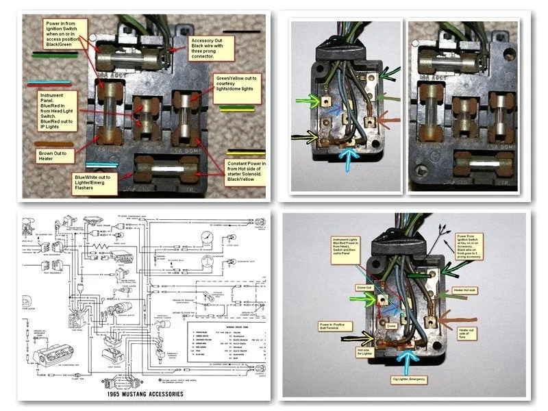 1965 Mustang Fuse Box Diagram