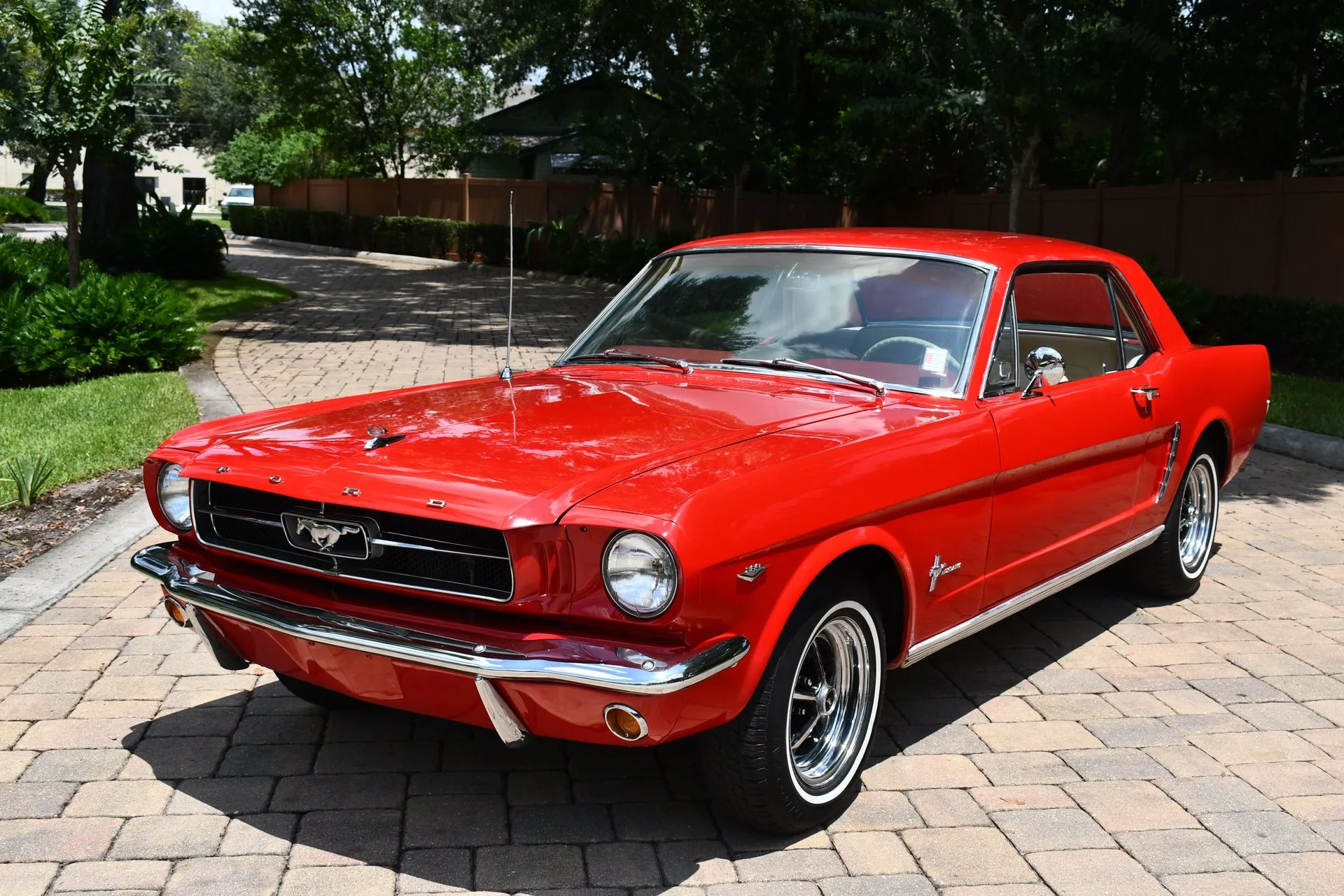 1965 Mustang Hardtop Red