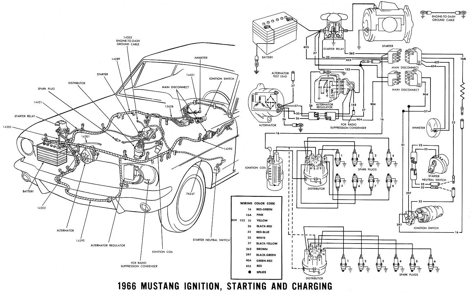 1965 Mustang Mustang Engine 66 Mustang