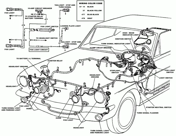 1965 Mustang Wiring Harness