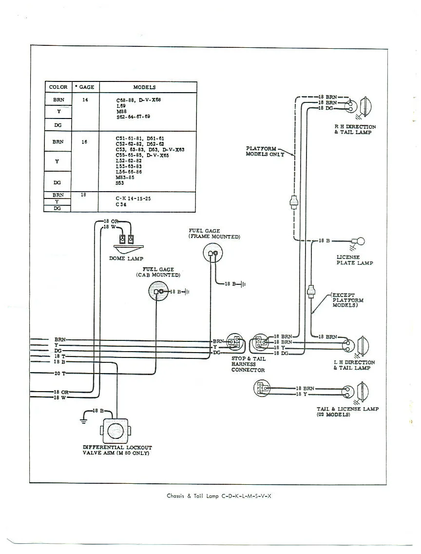 1966 Chevy Truck Electrical Diagram