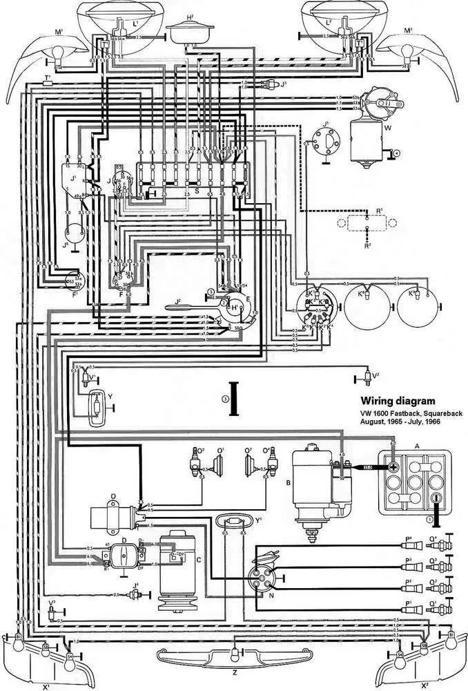 1966 Ford Convertible Wiring Diagram Schematic