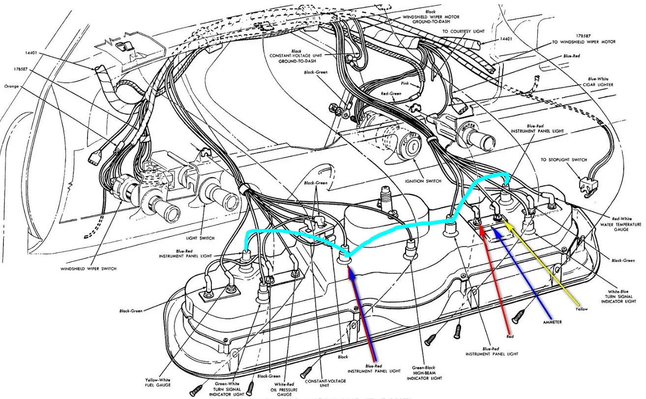 1966 Impala Ignition Switch Wiring Diagram 1966 Chevy
