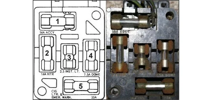 1966 Mustang Fuse Block Diagram
