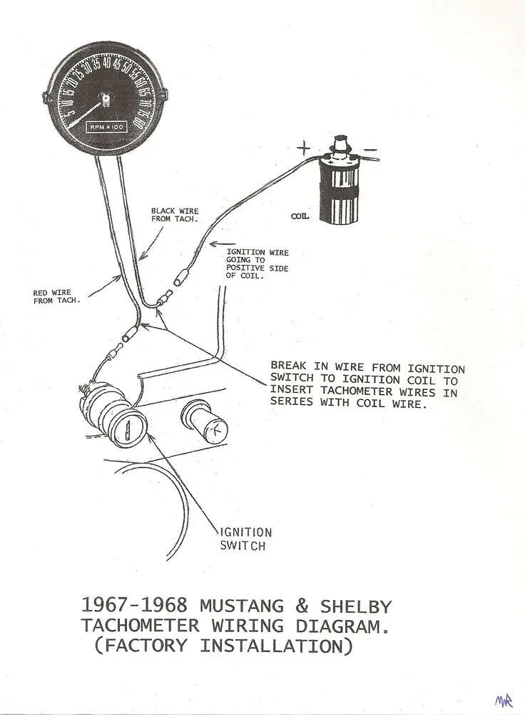 1966 Mustang Wiring Diagram Tachometer