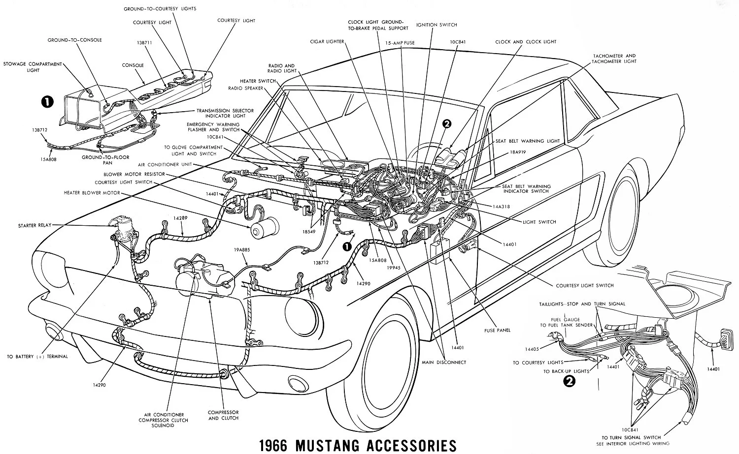 1966 Mustang Wiring Diagrams Average Joe Restoration