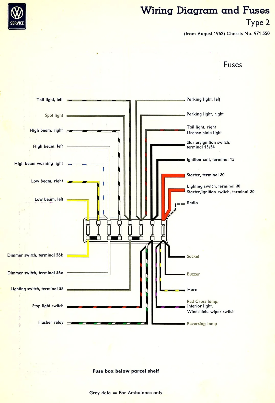 1966 Vw Bus Wiring Diagram