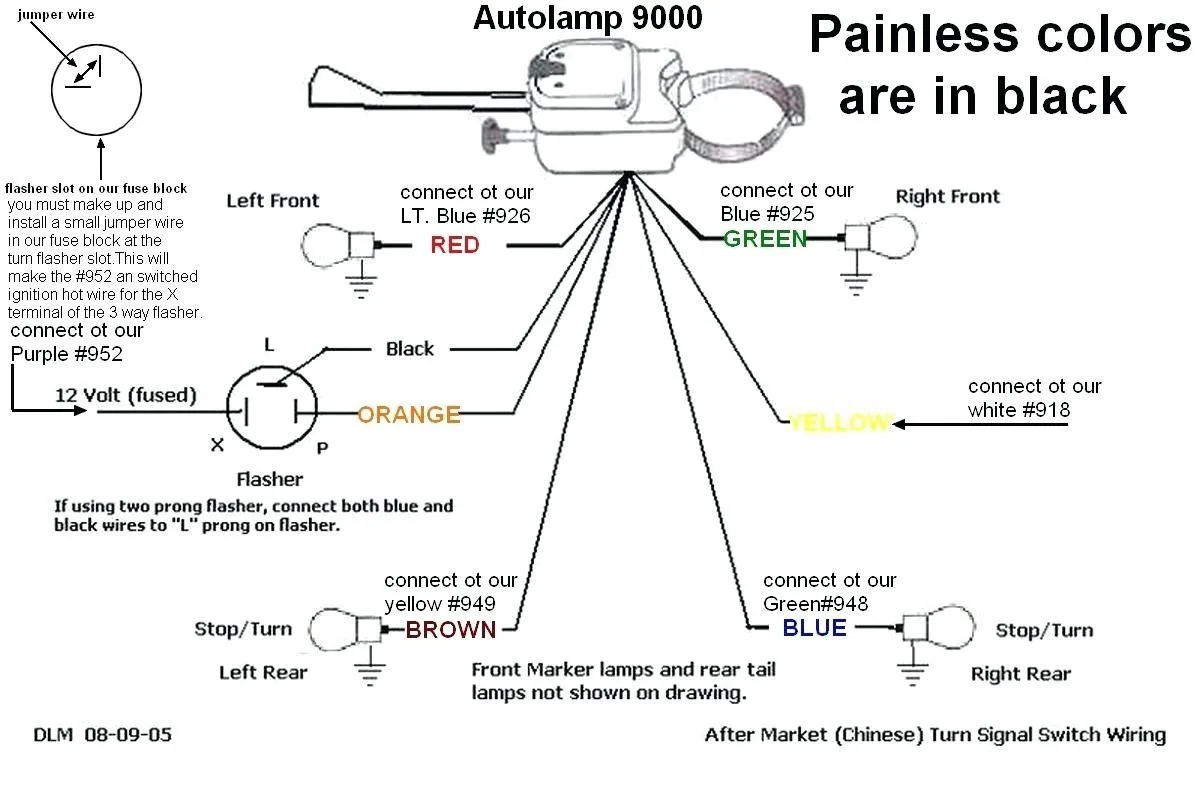 1967 Camaro Turn Signal Switch Wiring Diagram