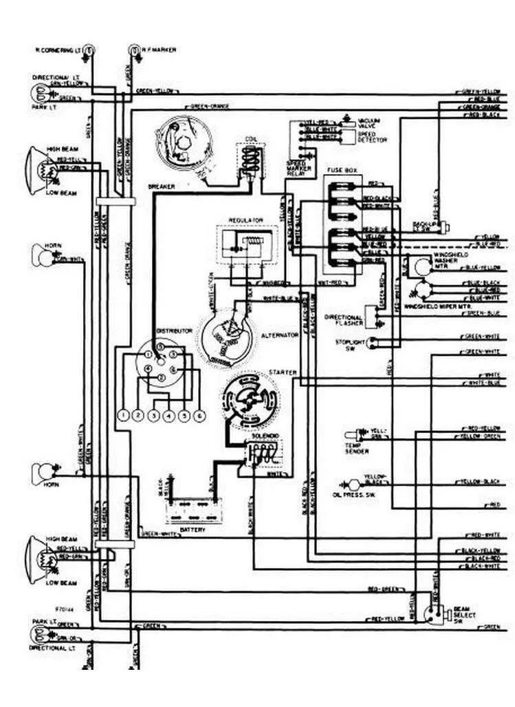 1967 Camaro Wiring Diagram Voltage Regulator