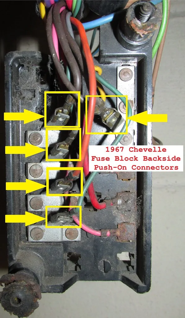 1967 Chevelle Fuse Box Diagram