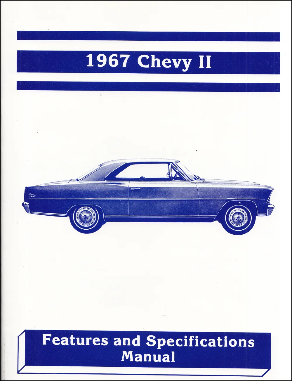 1967 Chevrolet Chevy Ii And Nova Finger Tip Facts Book Reprint