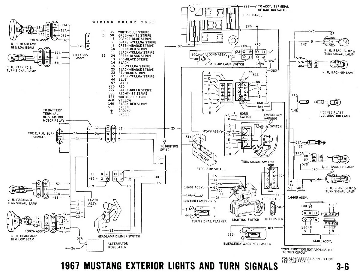 1967 Mustang Wiring Diagrams
