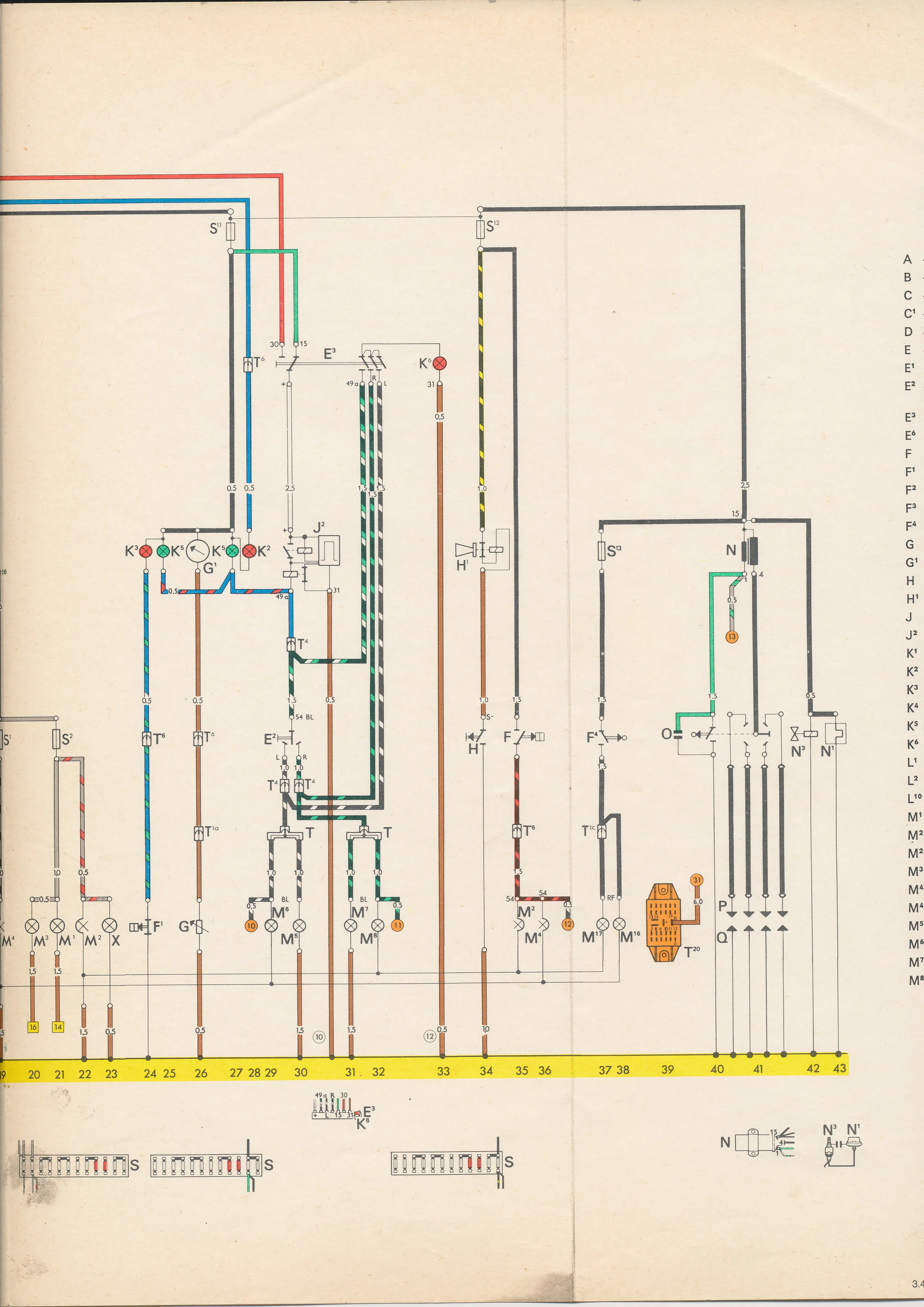 1968 69 Bus Wiring Diagram Thegoldenbug