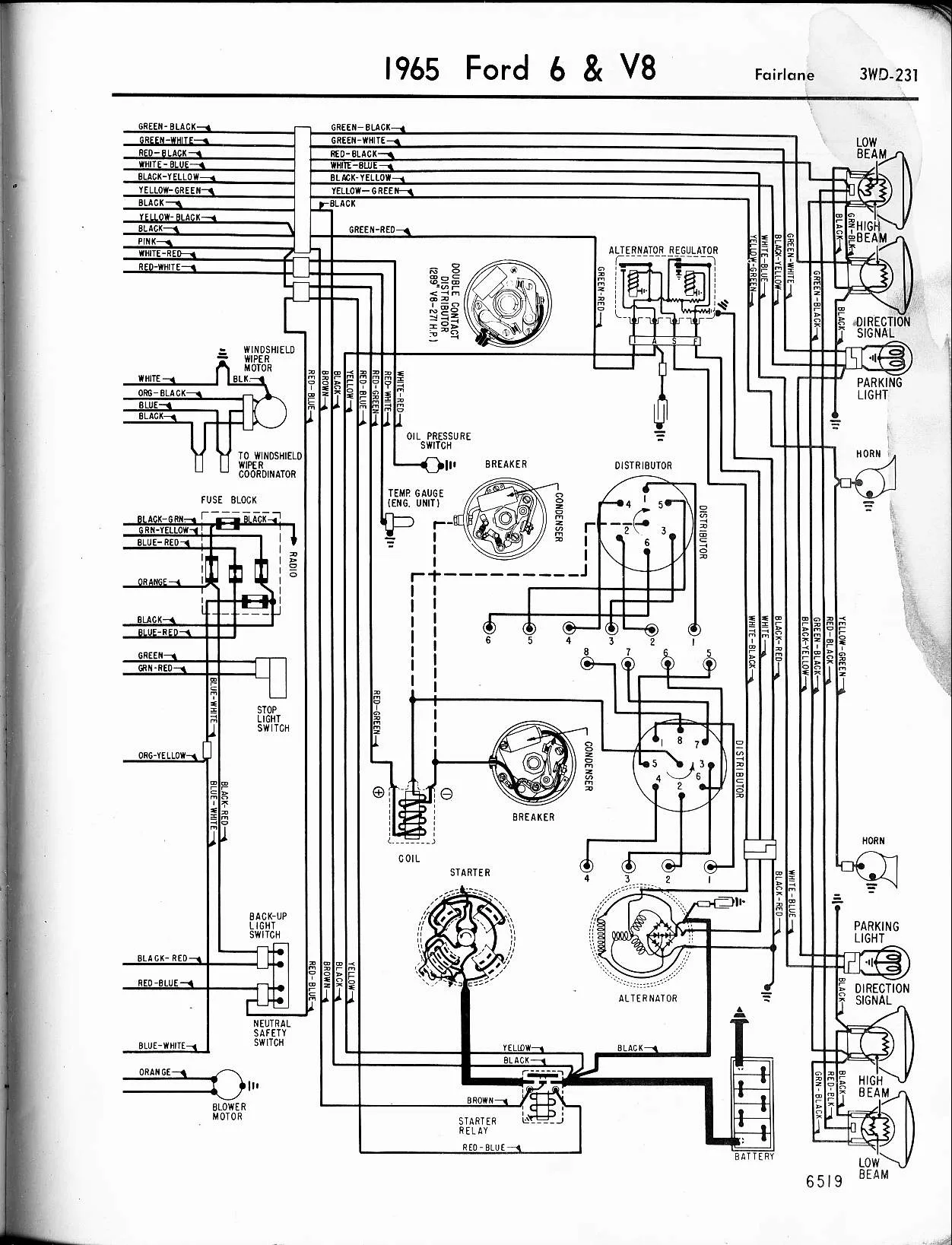 1968 Falcon Wiring Diagram