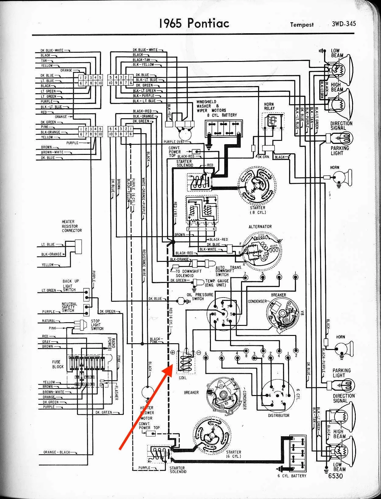 1968 Gto Ignition Switch Wiring Diagram