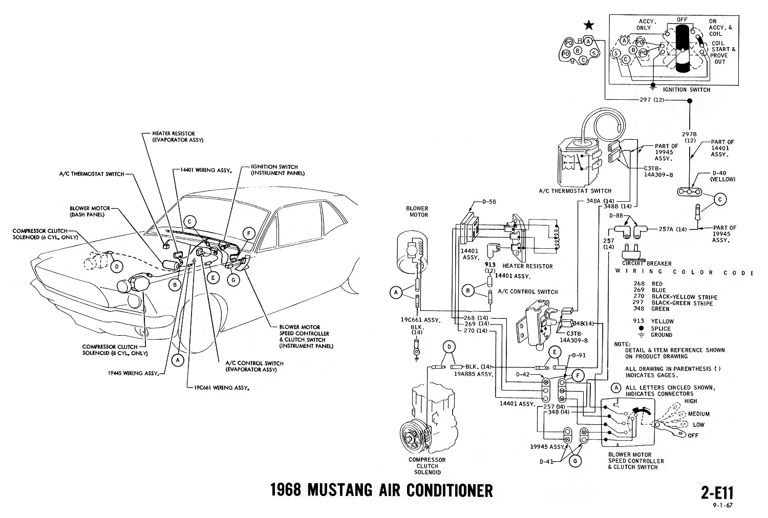 1968 Mustang Wiring Diagrams Peter Franza