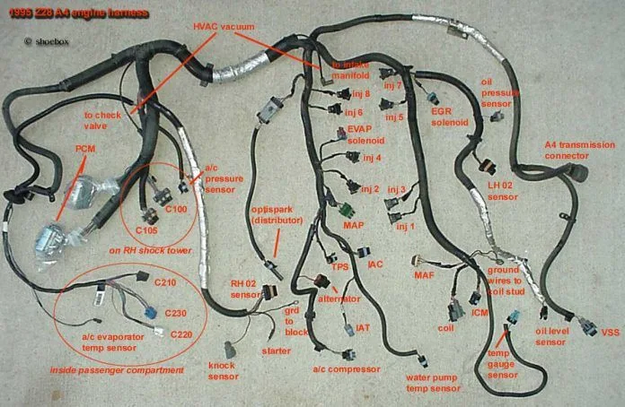 1969 Camaro Engine Wiring Harness Diagram
