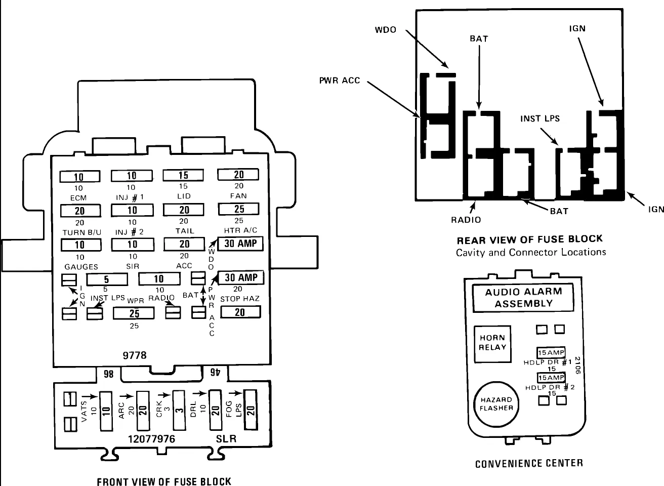 1969 Camaro Fuse Box Diagram