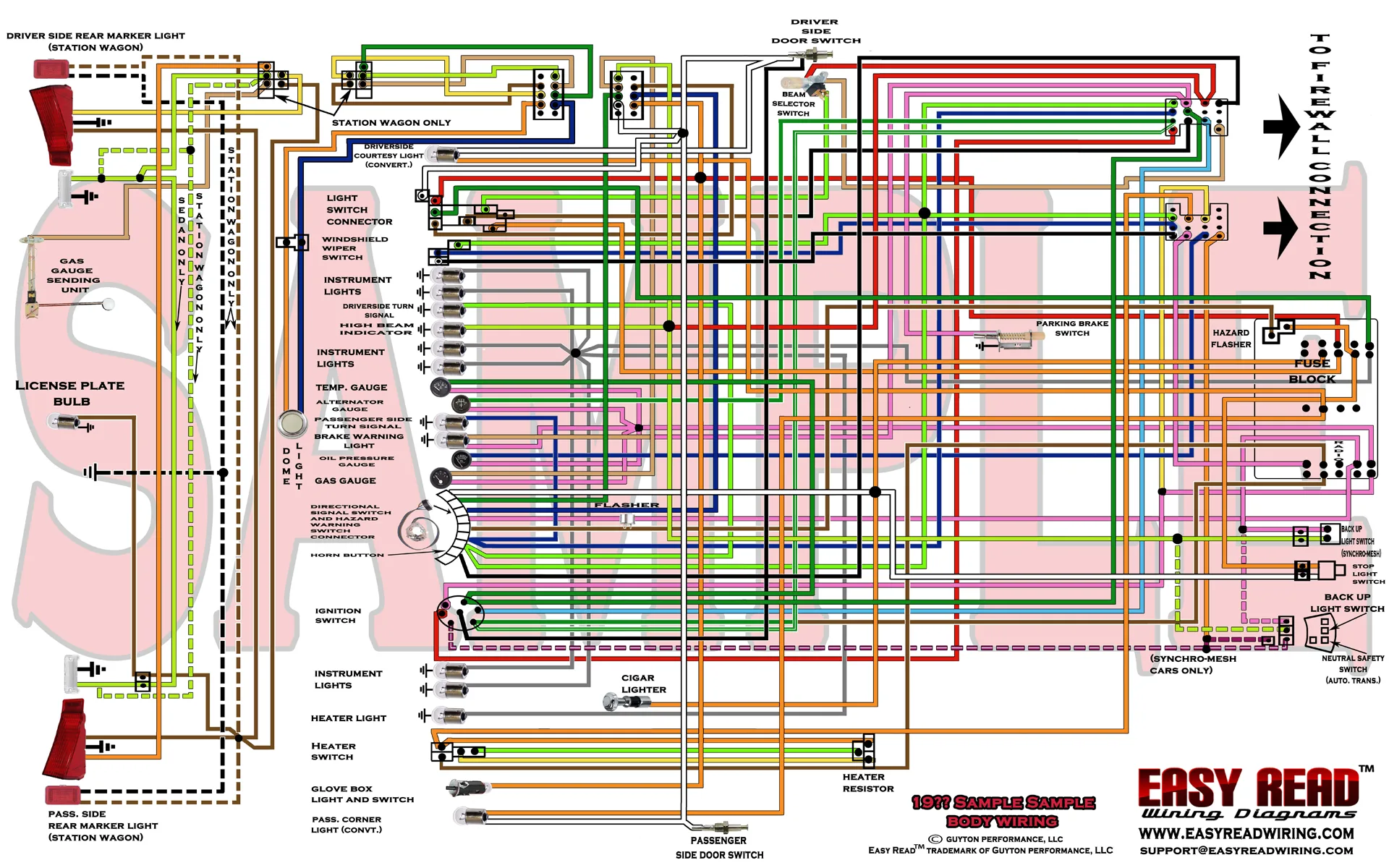 1969 El Camino Wiring Diagram Lights