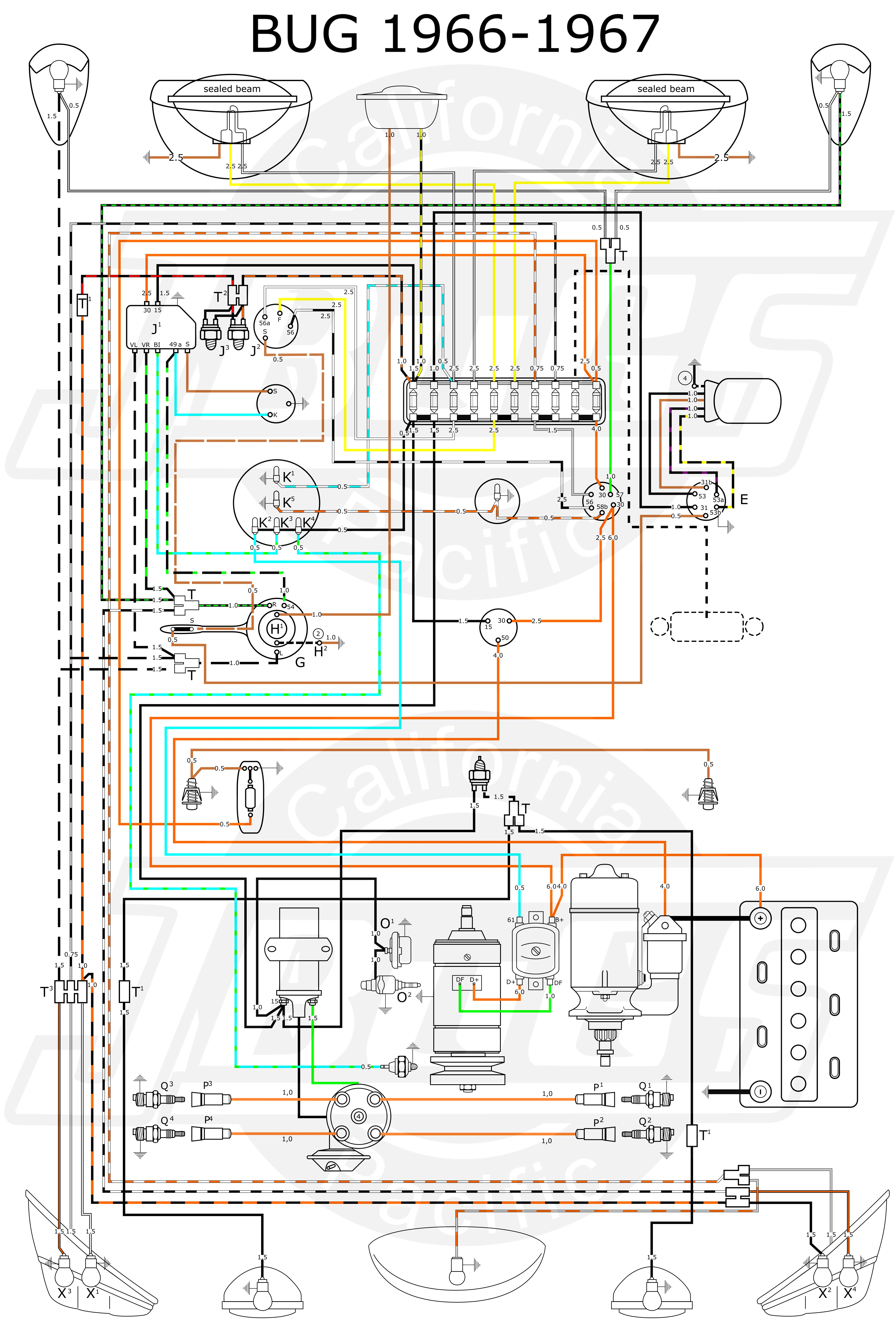 1969 Vw Bug Wiring Diagram Wiring Diagram
