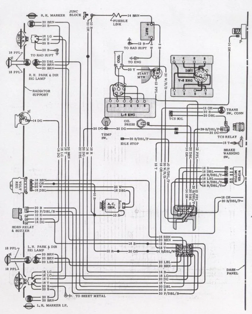 1970 Camaro Radio Wiring Diagram