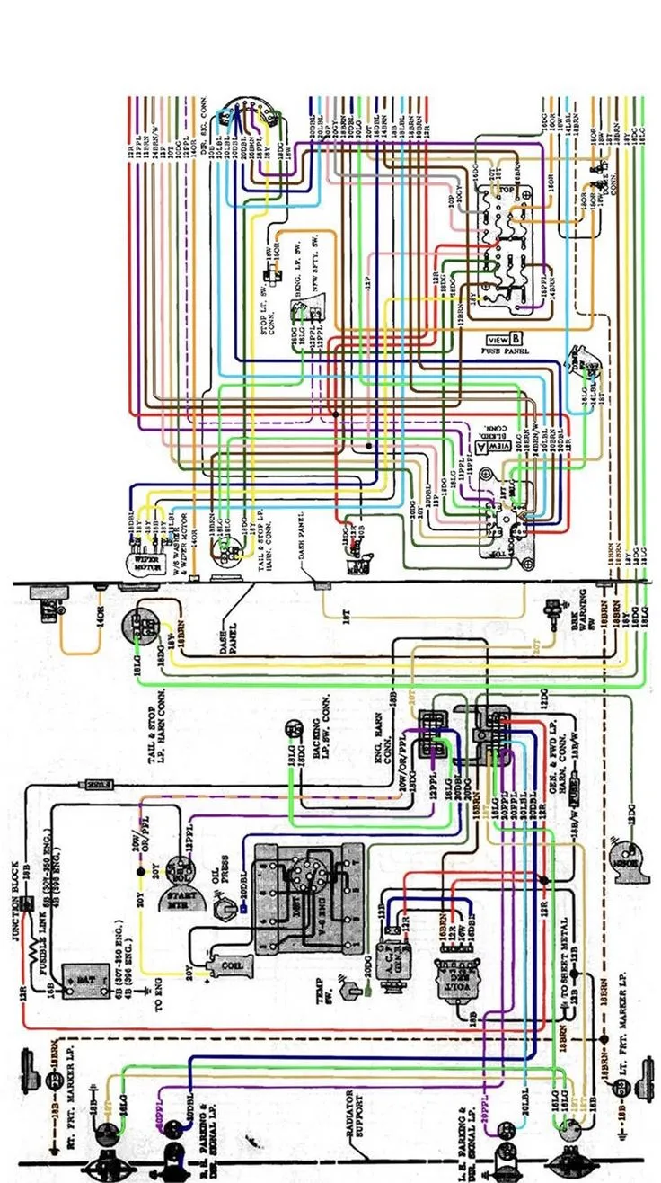 1970 Chevy Truck Wiring Diagram