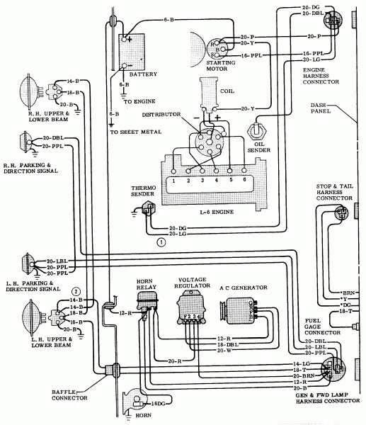 1970 Chevy Truck Wiring Diagram
