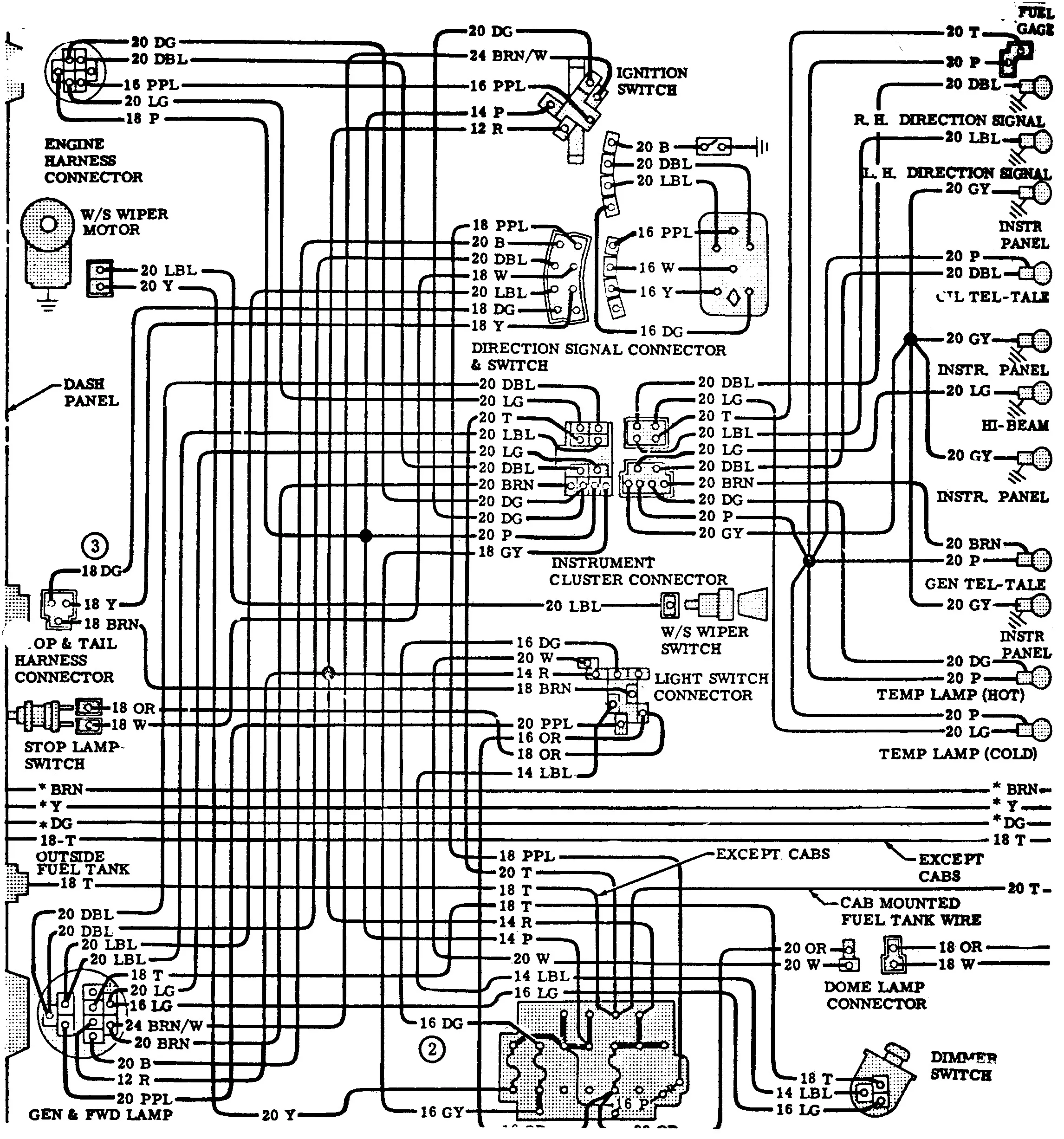1970 Chevy Truck Wiring Diagram My Wiring Diagram