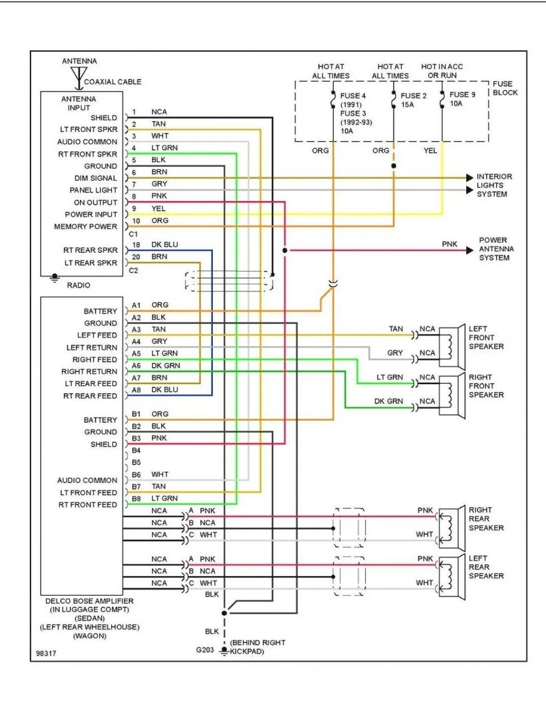 1970 Delco Radio Wiring Diagram