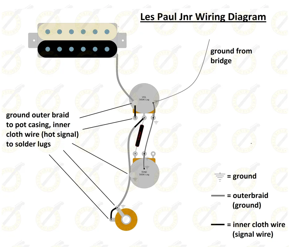 1970 Gibson Les Paul Wiring Diagram