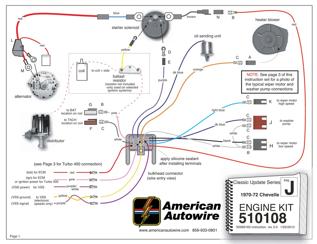 1970 Nova Engine Wiring Diagram