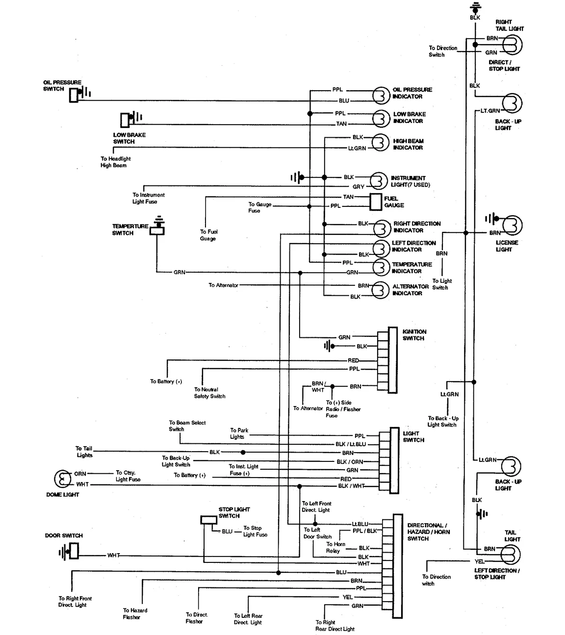 1971 Chevelle Horn Wiring Diagram Wiring Diagram