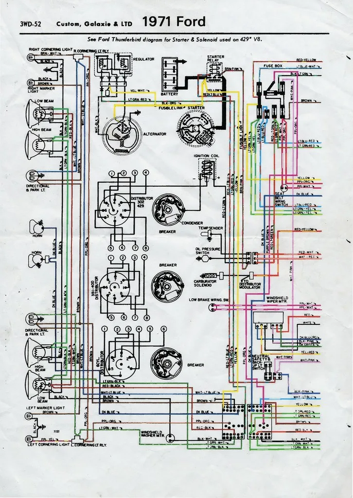 1971 Ford Pickup Ignition Wiring