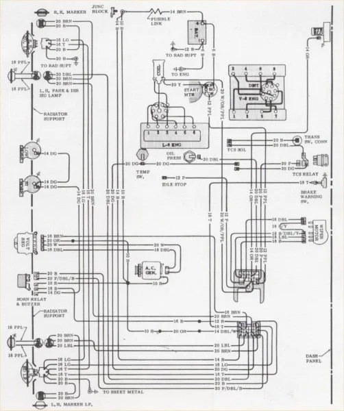 1972 Camaro Wiring Diagram