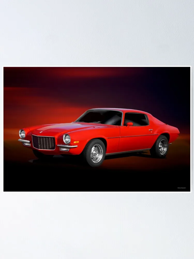 1972 Chevrolet Camaro Poster For Sale By Davekoontz Redbubble