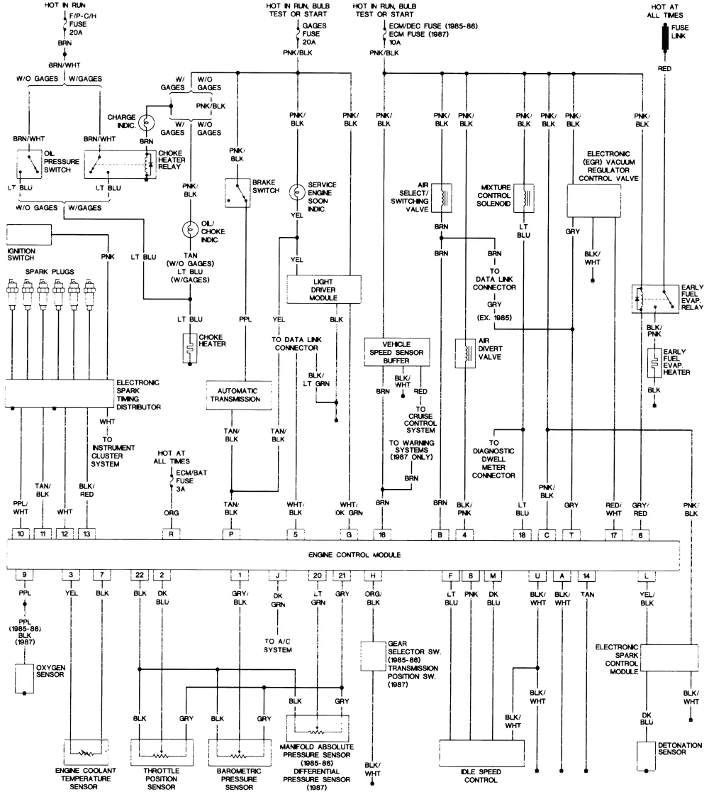 1972 Oldsmobile 442 Wiring Diagram