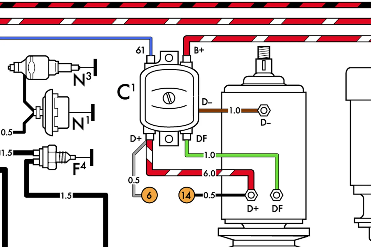 1972 Vw Alternator Wiring Diagram