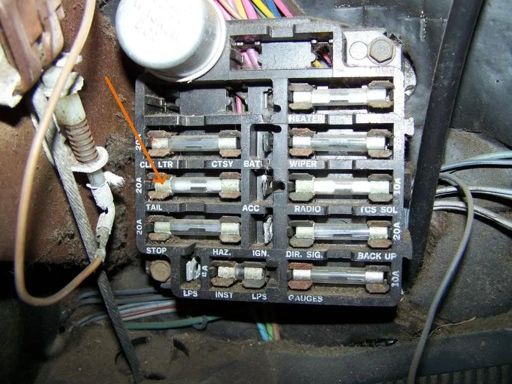 1973 Corvette Fuse Box Diagram