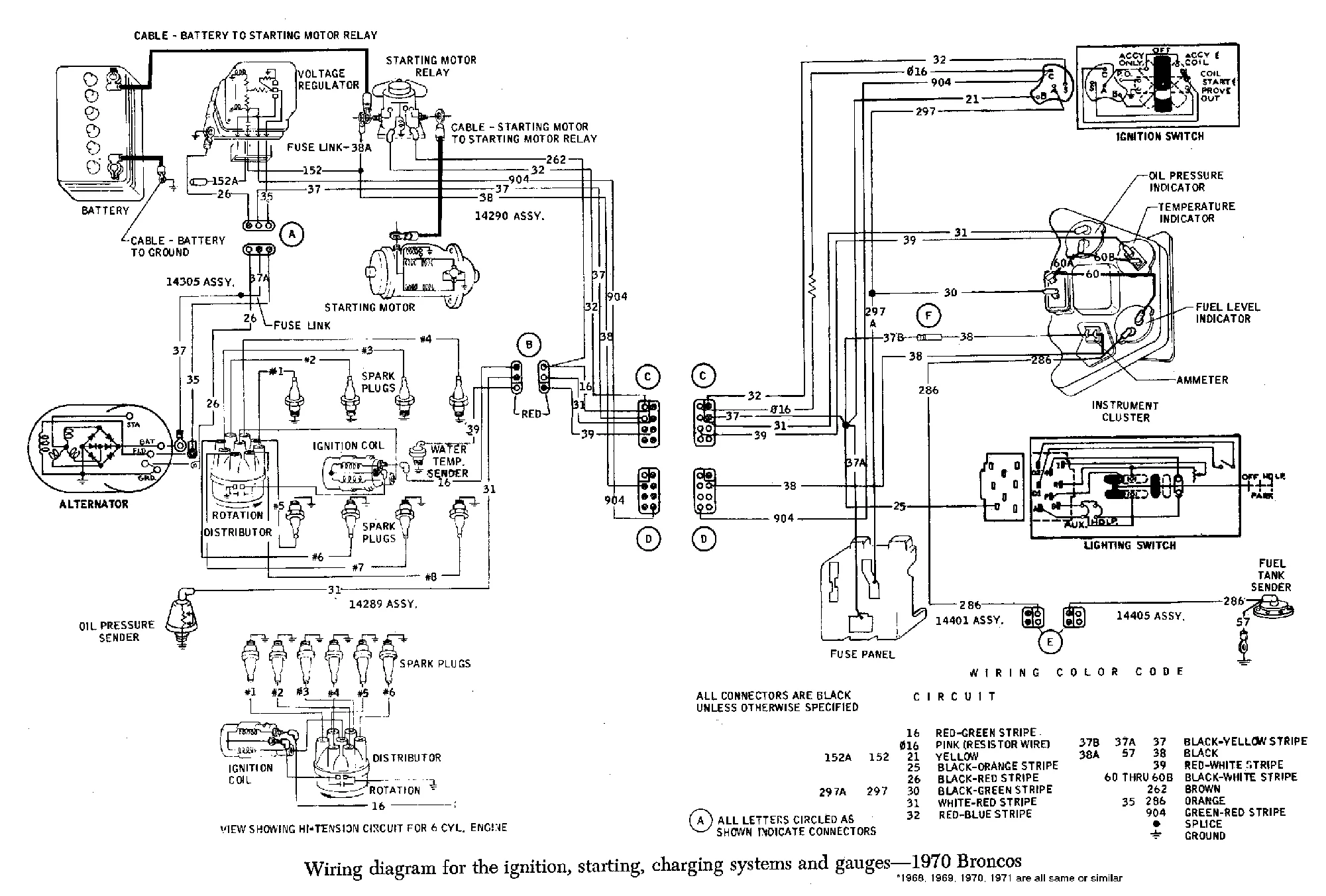 1974 Ford Bronco Wiring Diagram Early Bronco Ignition Wiring Diagram Wiring Diagram Schematic