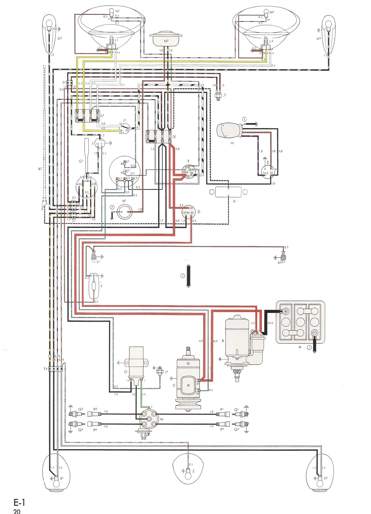 1974 Vw Beetle Wiring Diagram Wiring Diagram