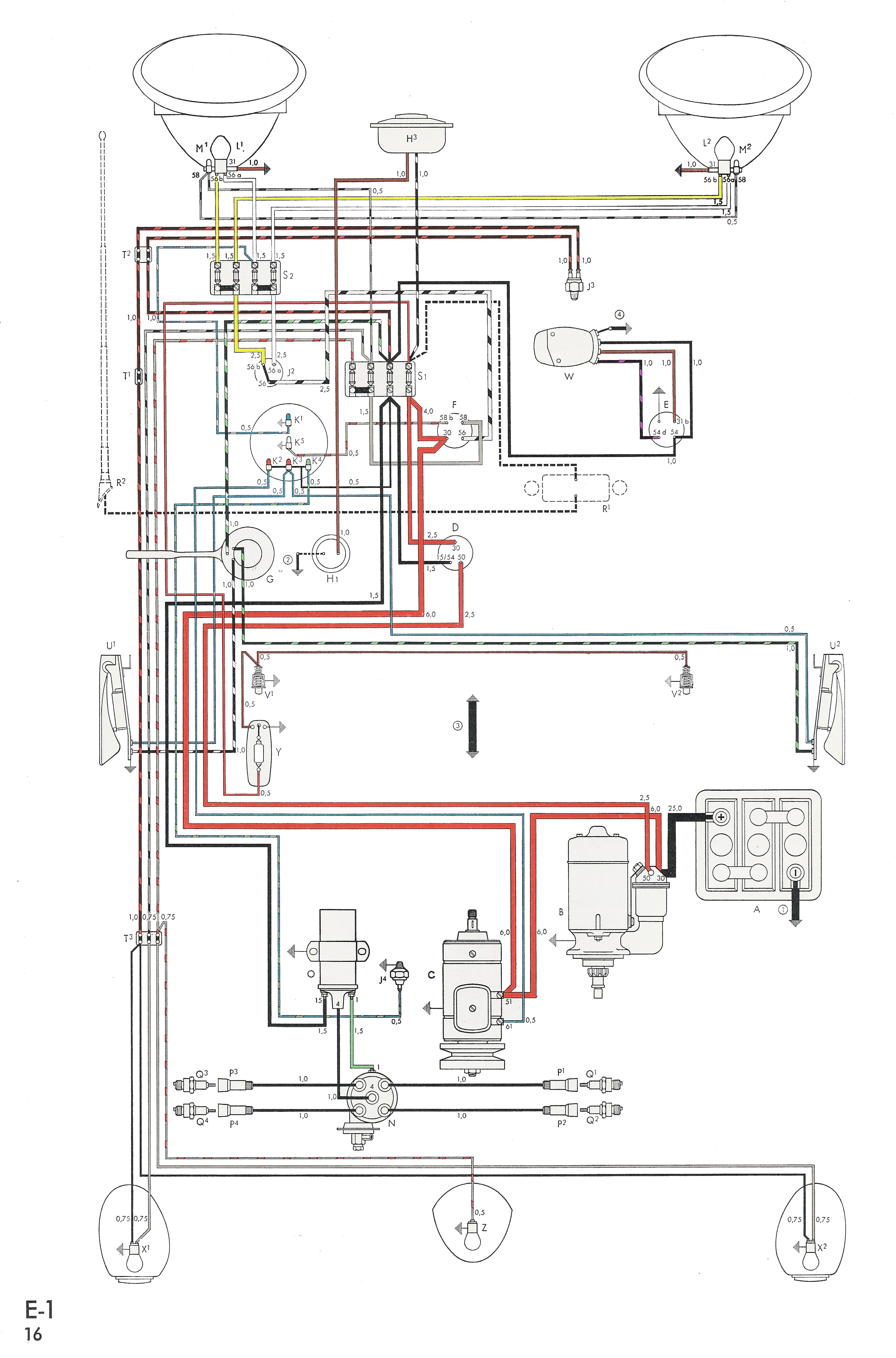 1974 Vw Beetle Wiring Diagram Wiring Diagram